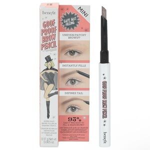 BENEFIT Goof Proof Brow Pencil Mini- Warm Golden Blonde 02 -in Box